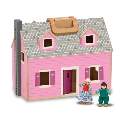 melissa and doug fold n go dollhouse