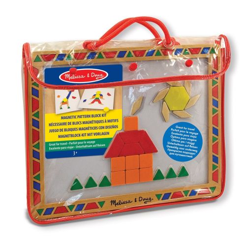 melissa & doug magnetic pattern block kit