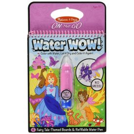 Melissa & Doug - On the Go Water Wow! Color-Reveal Pad Activity Book - Fairy Tale, 4 Boards