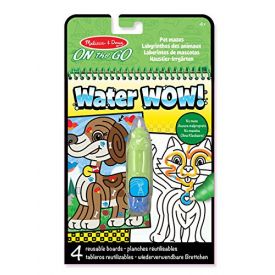 Melissa & Doug - On the Go Water Wow! Water-Reveal Activity Pad - Pet Mazes