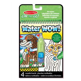 Melissa & Doug - On the Go Water Wow! Water-Reveal Activity Pad - Pet Mazes