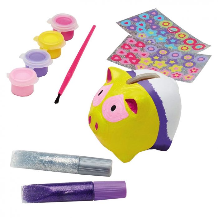 Melissa & Doug - Decorate-Your-Own Piggy Bank Craft Kit
