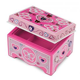 Melissa & Doug - Decorate-Your-Own Wooden Jewelry Box Craft Kit