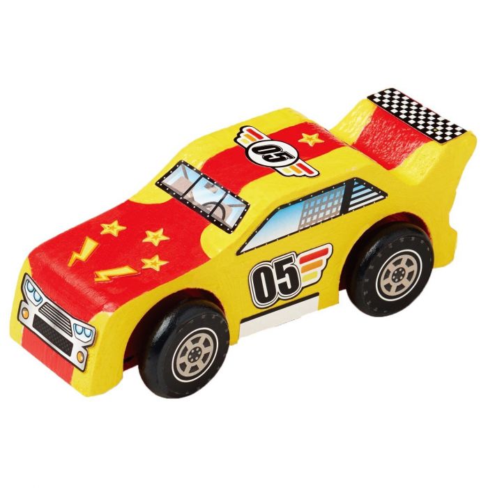 Melissa & Doug - Decorate-Your-Own Wooden Race Car Craft Kit