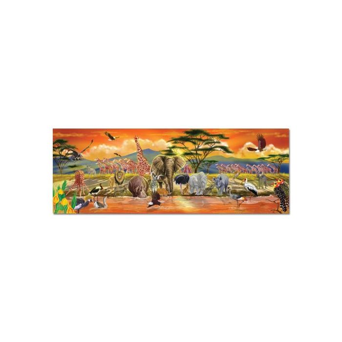 Melissa & Doug African Plains Safari Jumbo Jigsaw Floor Puzzle