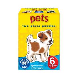 Orchard Toys Pets Two Piece Puzzle