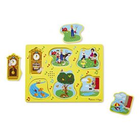 Melissa and Doug Nursery Rhymes Sing Along  Sound Puzzle 