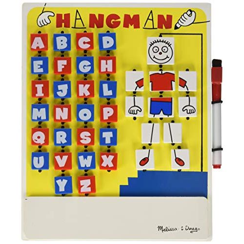 Melissa & Doug Flip to Win Travel Hangman Game White Board, DryErase