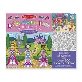 Colour Your Own Sticker Pad Dress Up