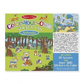 Colour Your Own Sticker Pad Animals