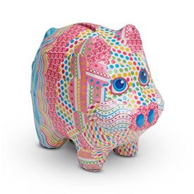 Melissa & Doug Decoupage Made Easy – Piggy Bank Childrens Arts and Crafts Kits