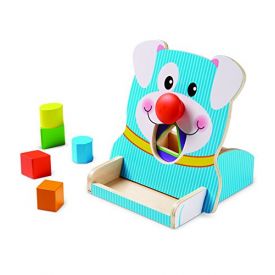 Wooden Spin and Feed First Play Shape Sorter