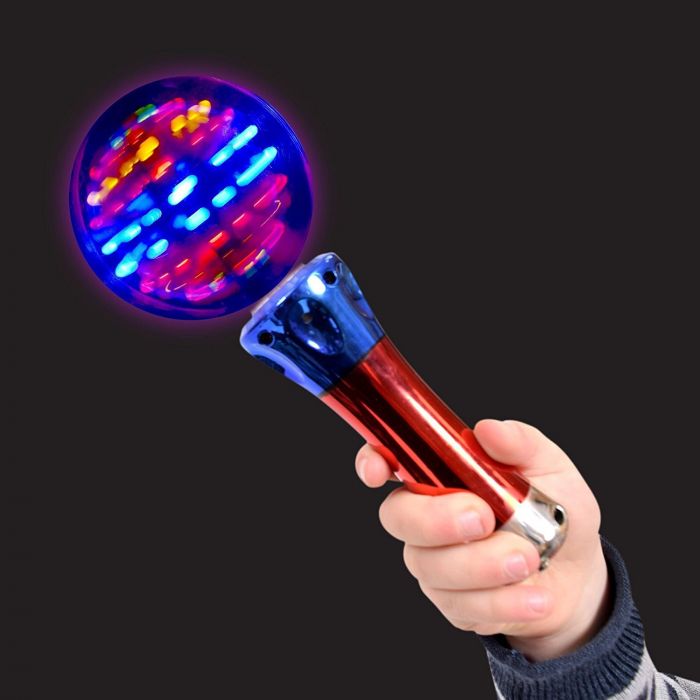 Sensory Light-Up Spinning Ball Wand 