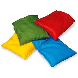 Colour Bean Bags-Set of 4-RED, Blue, Green, Yellow