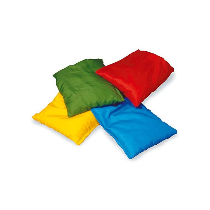 Colour Bean Bags-Set of 4-RED, Blue, Green, Yellow