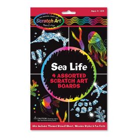 Scratch Art Activity Kit - Sea Life