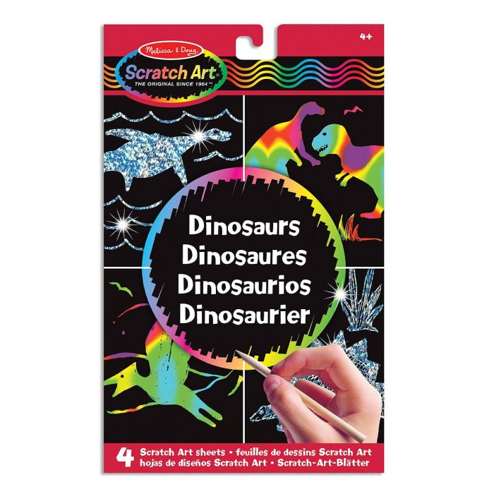 Melissa and Doug Scratch Art Dinosaurs