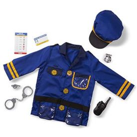Melissa and Doug Police Officer Role-Play Costume Set