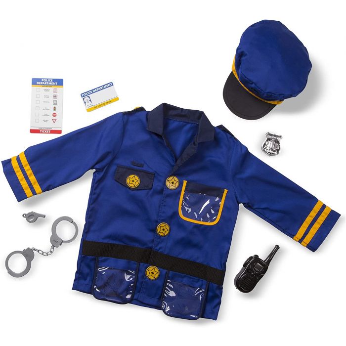 Melissa and Doug Police Officer Role-Play Costume Set