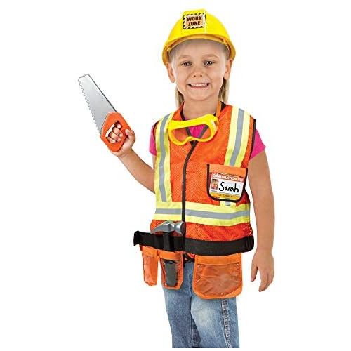 Construction worker role play sales costume set