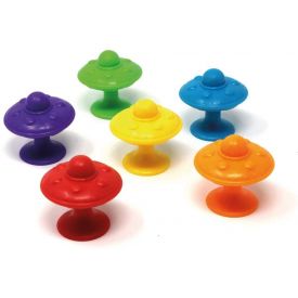 Learning Resources Super Suction Space Saucers (Set of 30)