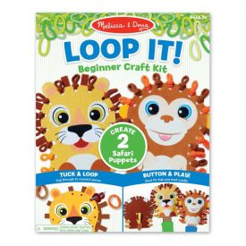 Loop It! Safari Puppets Beginner Craft Kit