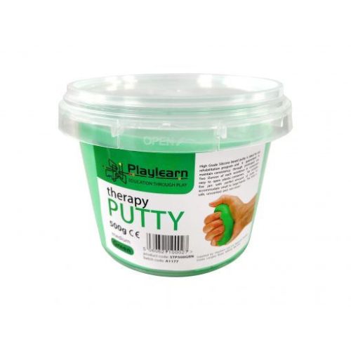 500g Therapy Putty : Green / Medium