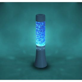 Large Colour Changing Glitter Lamp