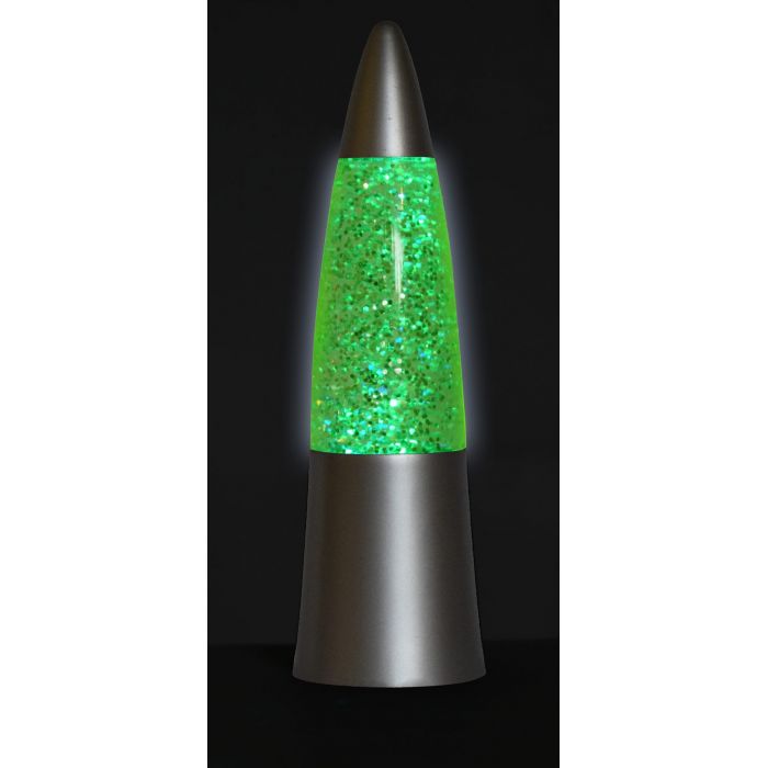 Shake and Shine Glitter Lamp – Silver