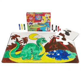 Paint-a-Puzzle Dinosaur World