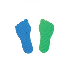 Foot Shape Rubber Markers Pair