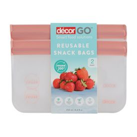 Decor Go Reusable Snack Bag 2Pk