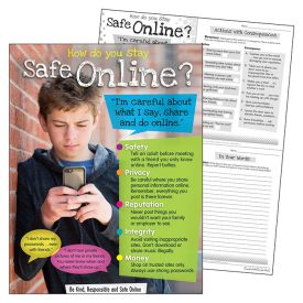 Safe Online School Poster