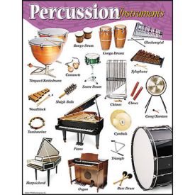 Percussion Instruments Music Poster