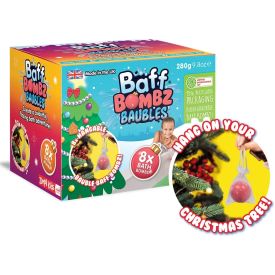 Christmas Baubles Baff Bombz (8 Pk)
