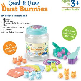 Count and Clean Dust Bunnies