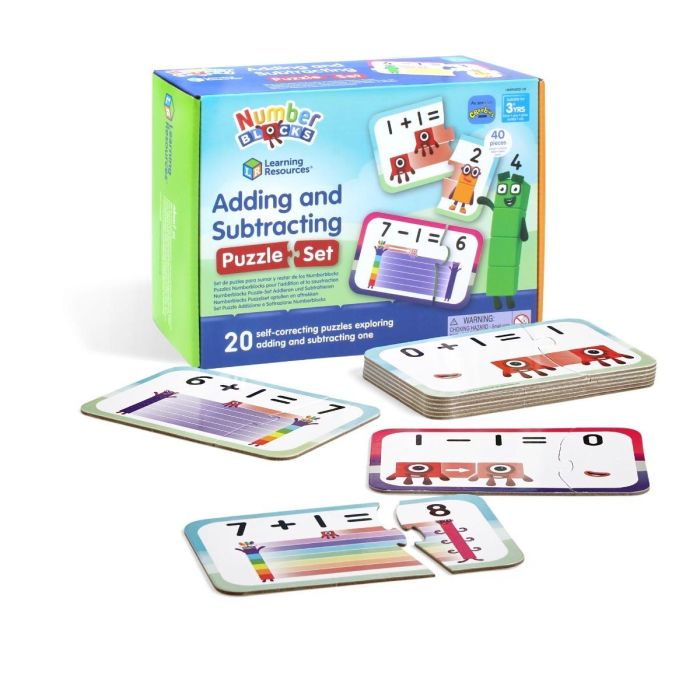 Numberblocks adding and subtracting puzzle