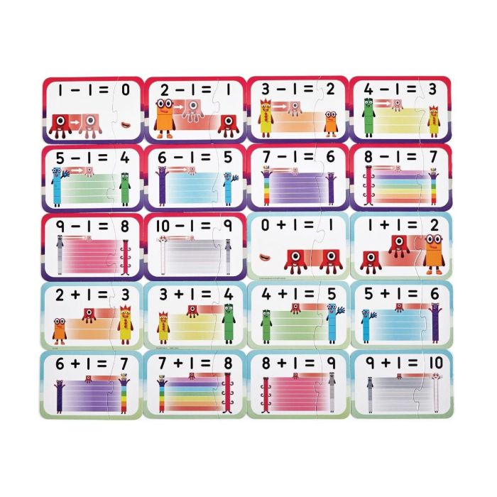 Numberblocks adding and subtracting puzzle