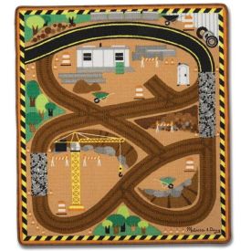 Melissa & Doug Construction Work Site Rug