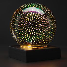 Fibre ball LED sensory night lamp
