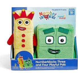 Numberblocks three and four playful pals
