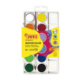 Jovi Watercolors x12 + paintbrush