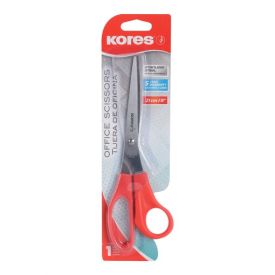 Kores Stainless Steel Office Scissors, 8 Inches colour vary