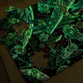 Outer Space Glow In The Dark Floor Puzzle
