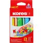 Kores 12 Wax Crayons for...