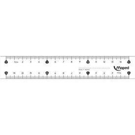Maped – 15cm Clear Plastic Ruler