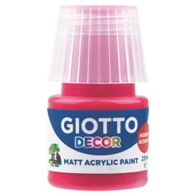 Giotto Decor Acrylic Matt Effect - 25 ml Red