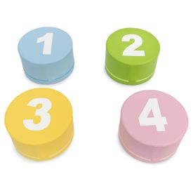 Daycare line - Numbers Stool Set