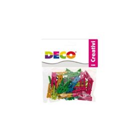Deco Wooden Pegs Pk of 45 -25mm