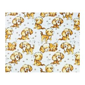 Weighted blanket with happy dogs 4kg 80 x 100cm